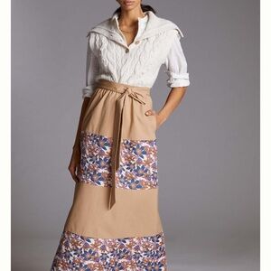 Anthropologie NWT Sachin & Babi Tan and Floral Skirt